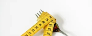 Tape Measure around a fork