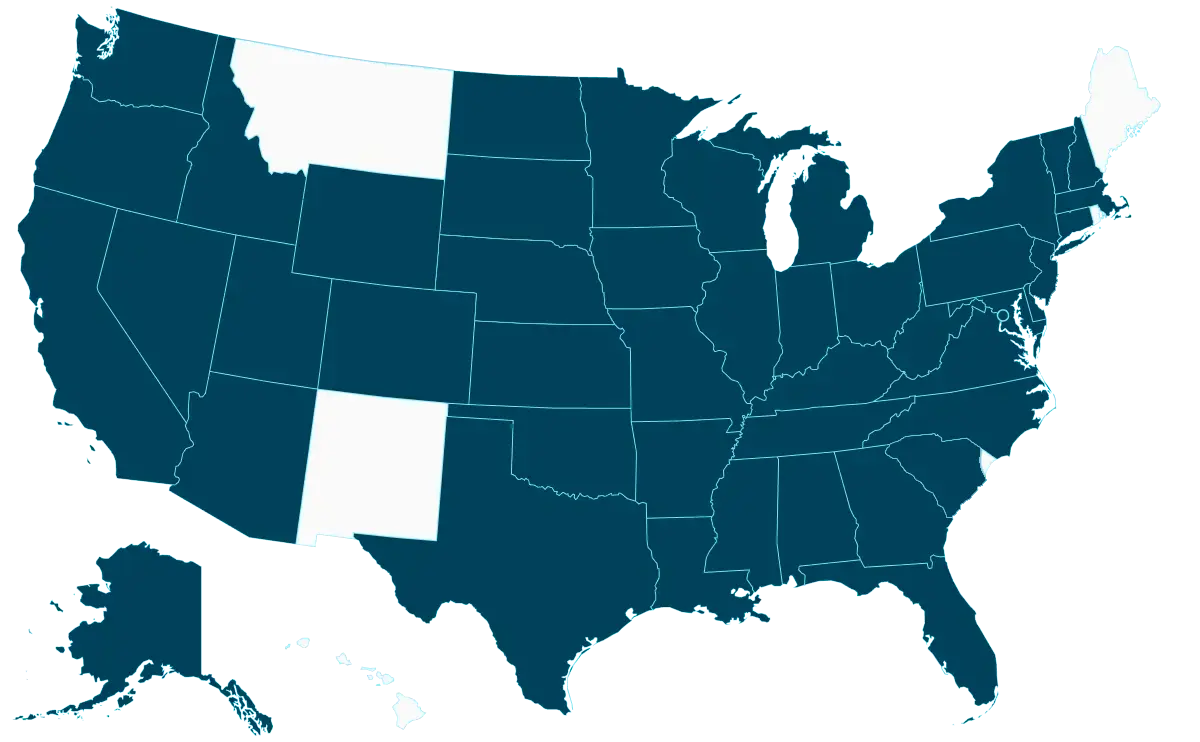 Dietitians and Nutritionists Map