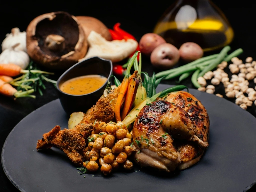 Gourmet Roasted Chicken with Vegetables
