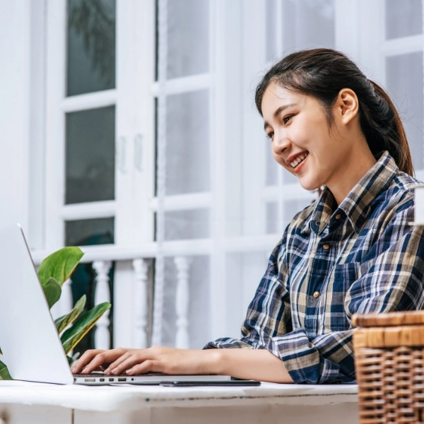 Women Use Laptops In The Office