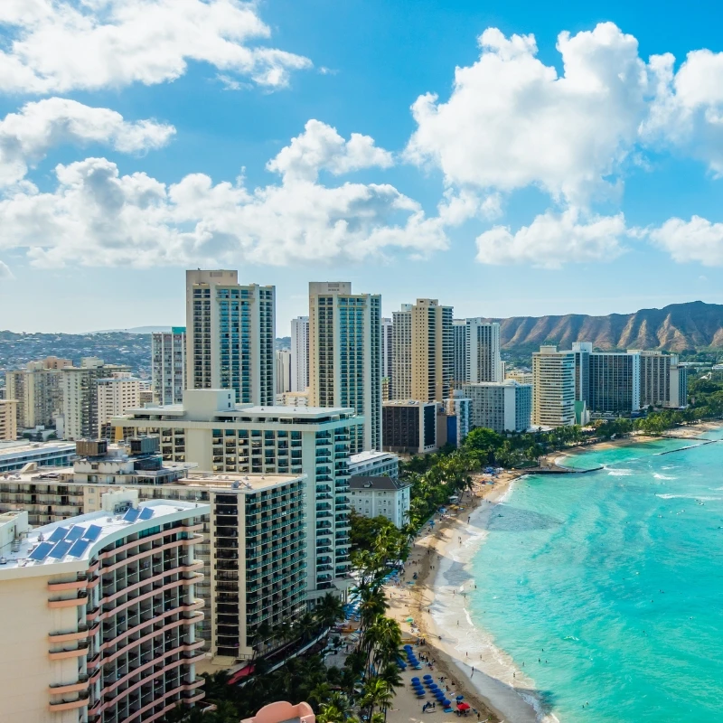 Honolulu City in Hawaii