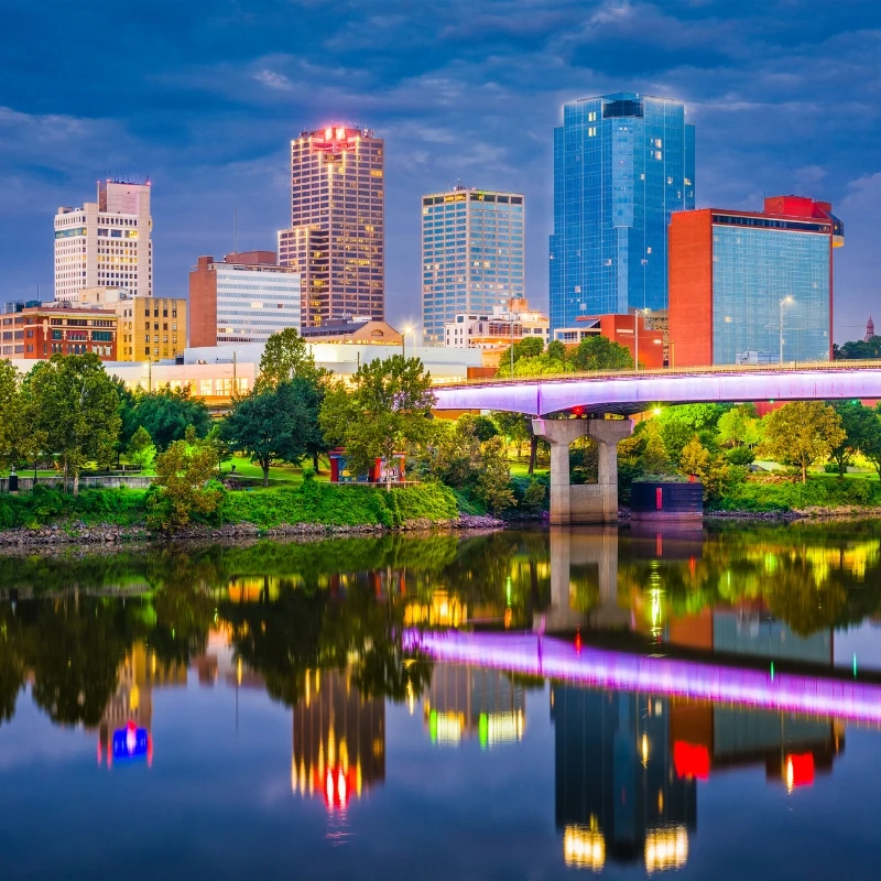 Little Rock City in Arkansas