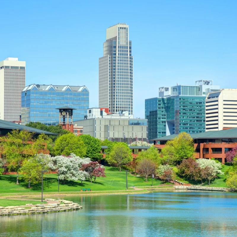 Omaha City in Nebraska