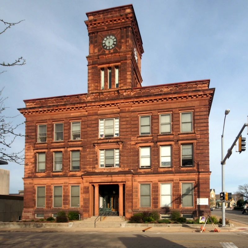 Old City Hall in Rockford, Illinois.