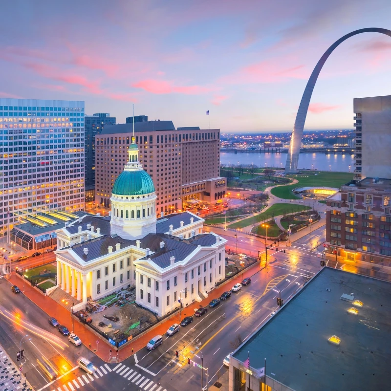 St. Louis City in Missouri