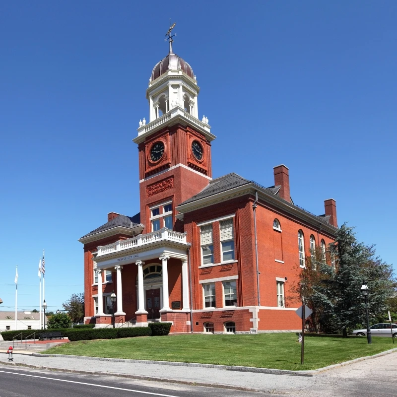 The Warwick City Hall, located in Warwick, Rhode Island.